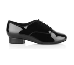 Sort drenge standard dansesko i lak Rayrose