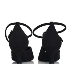 Sort flot dansesko til tango/salsa/latin