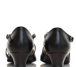 Sort lav Felice dame dansesko Werner Kern