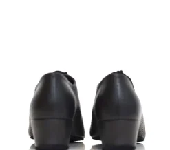 Sort perforeret skind dansesko træning Ray Rose