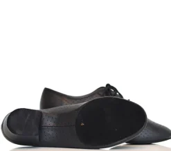 Sort perforeret skind dansesko træning Ray Rose