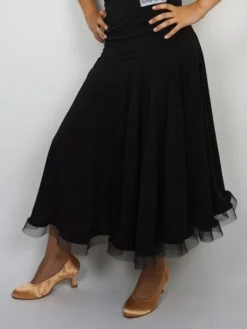 Sort standard nederdel til damer - Ready4dance