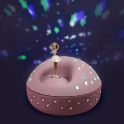 Stjerne projektor med musik og balletdanser.