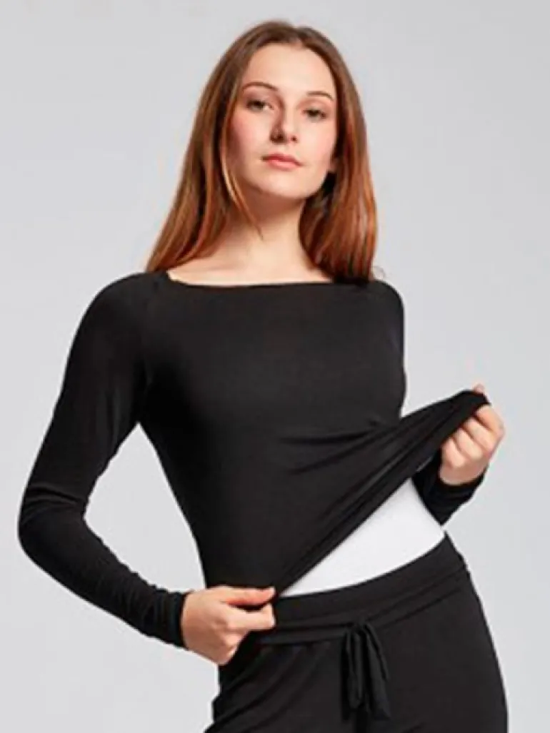 Temps danse sort bambus yogabluse