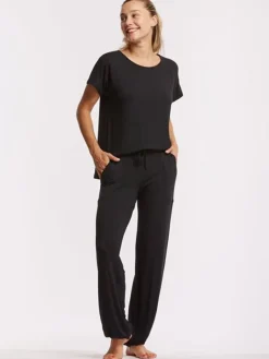 Temps danse sort bambus yogabluse