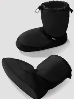 Warm up sort boots Bloch til ballet og dans