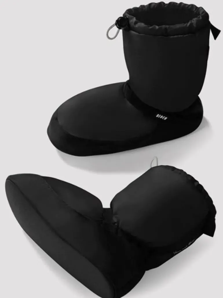 Warm up sort boots Bloch til ballet og dans