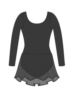 Wear Moi dragt med påsyet skørt i sort