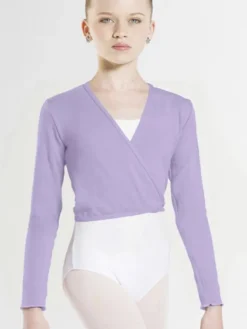 Wearmoi lilla slå om overdel børn ballet/gymnastik